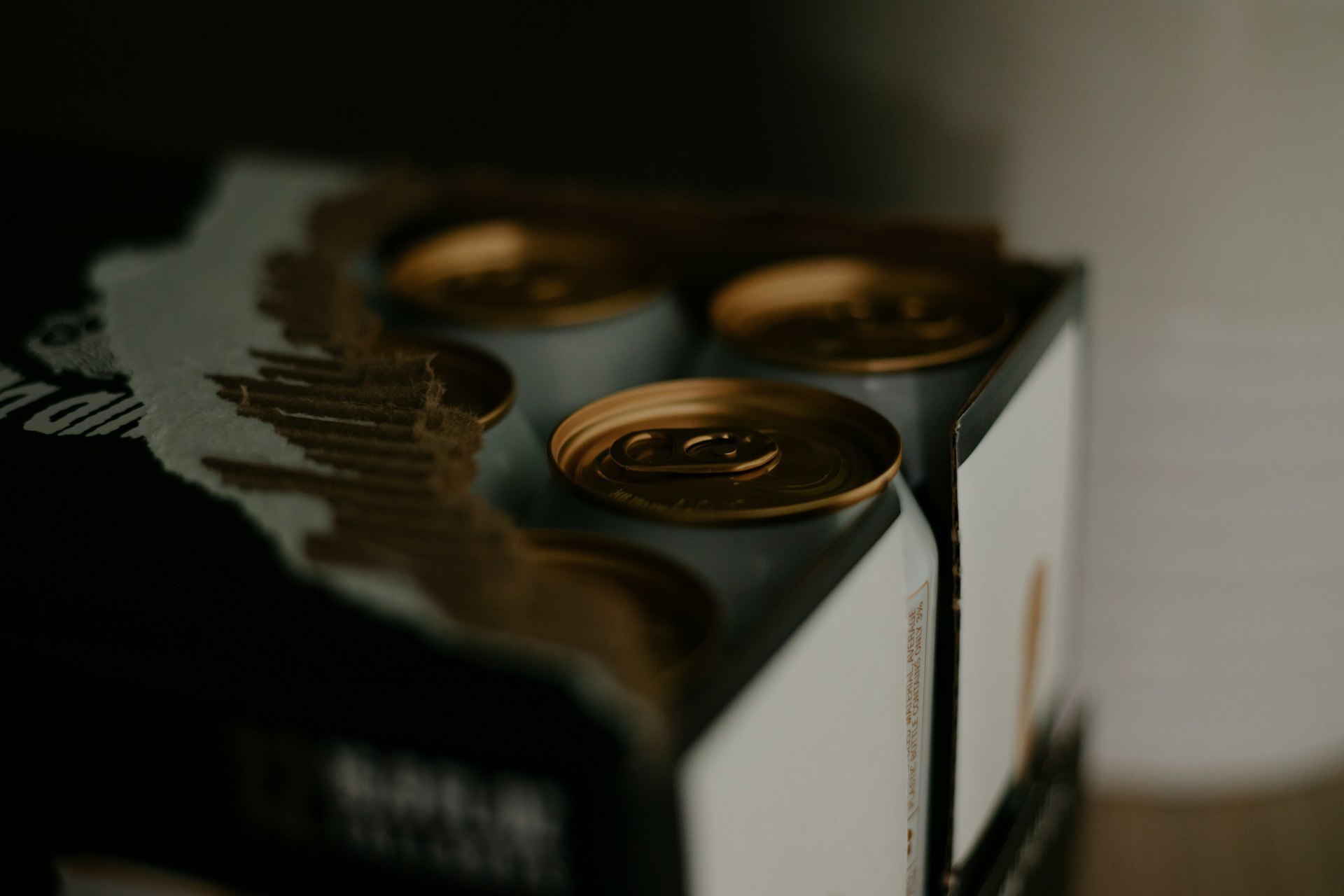 a close up of a box of soda